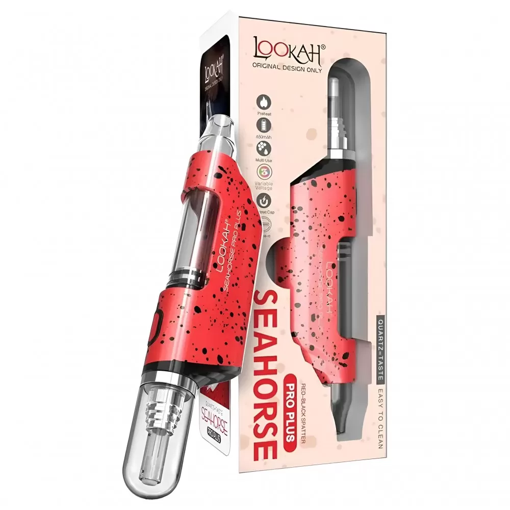 Lookah Seahorse Pro PLUS Electronic Nectar Collector - Spatter Editions-14% OFF - Image 9